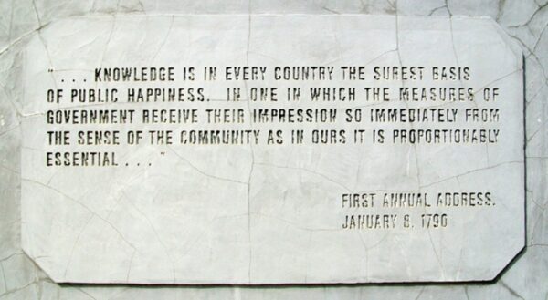 ROGERS STATE UNIVERSITY GEORGE WASHINGTON MEMORIAL STONE A