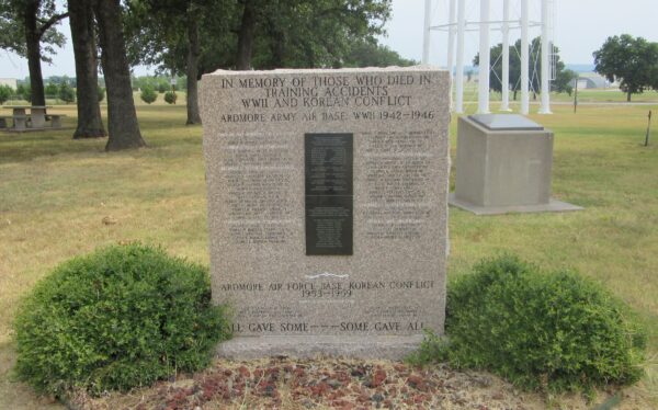 TRAINING ACCIDENTS DURING WWII AND KOREAN CONFLICT MEMORIAL