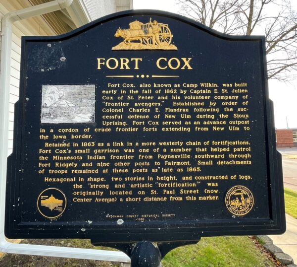 FORT COX WAR MEMORIAL MARKER