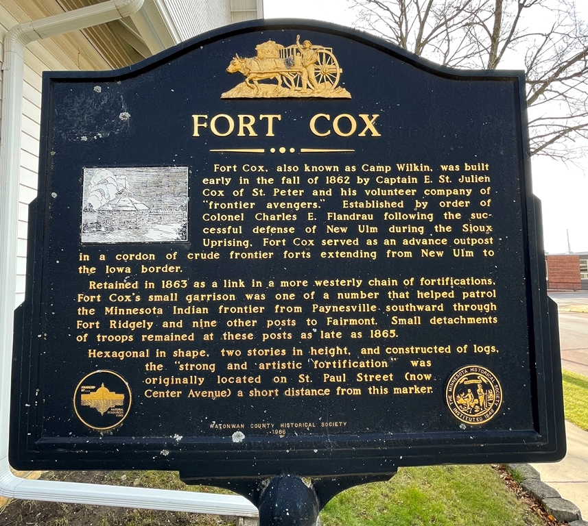 FORT COX WAR MEMORIAL MARKER