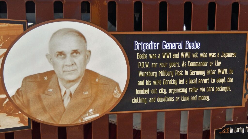FARIBAULT SUPPORTS THE MILITARY WAR MEMORIAL BENCH PLAQUE C