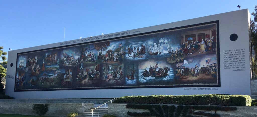 GOD GAVE US LIBERTY MEMORIAL MURAL
