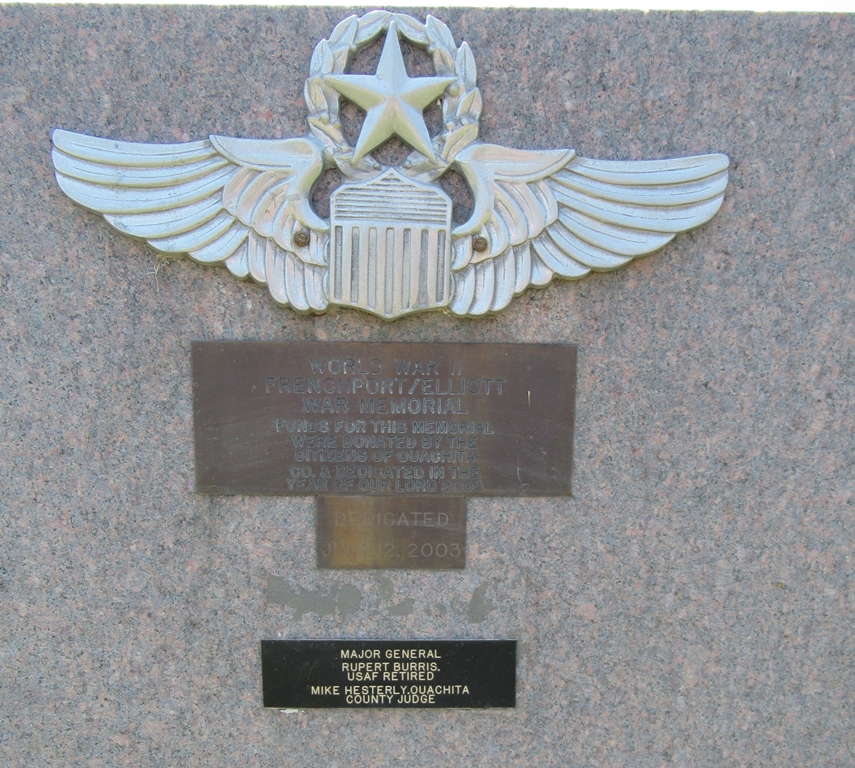 AF 41-35160 B-26 CRASH MEMORIAL BACK