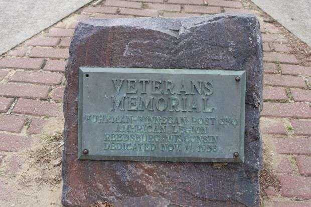 AMERICAN LEGION POST 350 VETERANS MEMORIAL CANNON PLAQUE