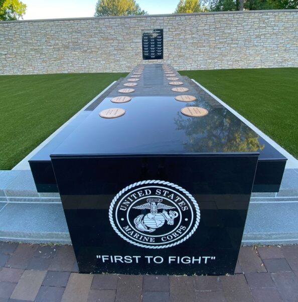 1ST BATTALION, 24TH MARINES REGIMENT MEMORIAL EMPTY TABLE