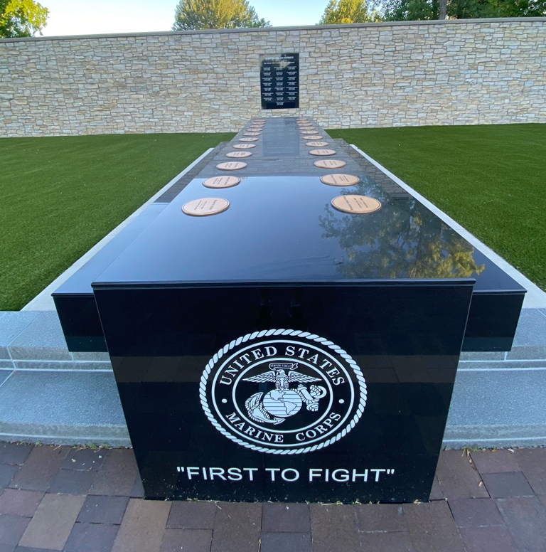 1ST BATTALION, 24TH MARINES REGIMENT MEMORIAL EMPTY TABLE
