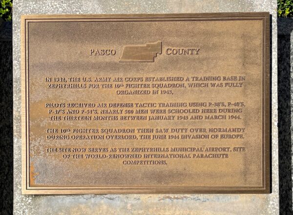 PASCO COUNTY FLORIDA WORLD WAR II MEMORIAL