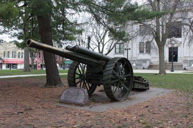 SAUK COUNTY WORLD WAR I MEMORIAL CANNON