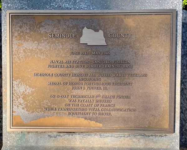 SEMINOLE COUNTY FLORIDA WORLD WAR II MEMORIAL