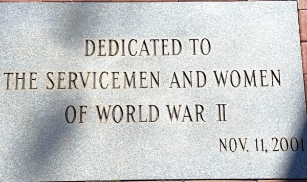 LEON COUNTY WORLD WAR II MEMORIAL TABLET