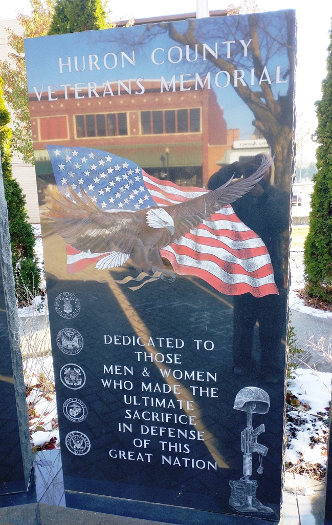 HURON COUNTY ULTIMATE SACRIFICE WAR VETERANS MEMORIAL CENTER STONE