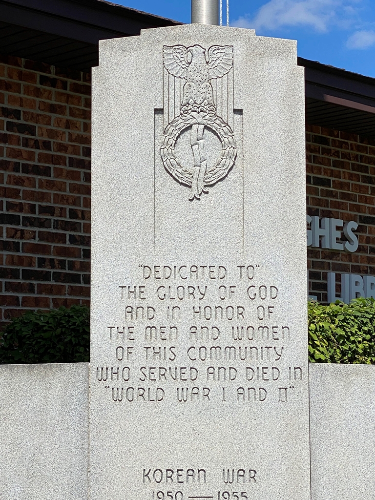 IMLAY CITY WAR VETERANS MEMORIAL CENTER STONE