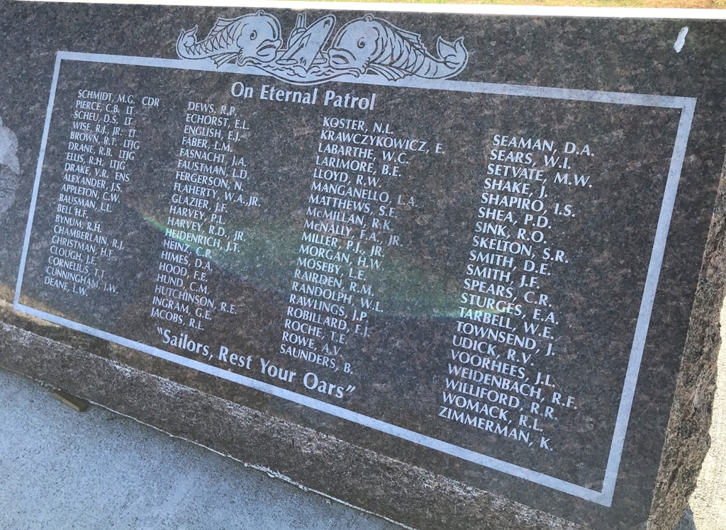 USS SCORPION (SS-278) WAR MEMORIAL STONE C