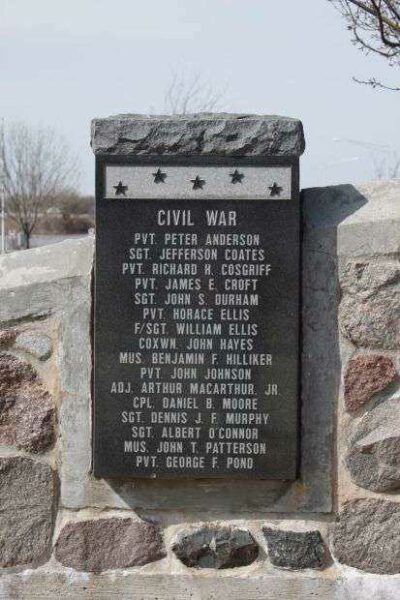 BELOIT MEDAL OF HONOR CIVIL WAR MEMORIAL PLAQUE