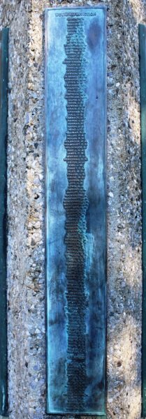 USS SAN FRANCISCO MEMORIAL WOUNDED IN ACTION PLAQUE