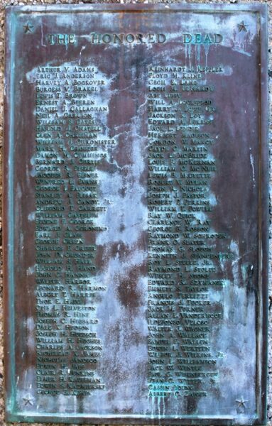 USS SAN FRANCISCO MEMORIAL HONOR ROLL PLAQUE