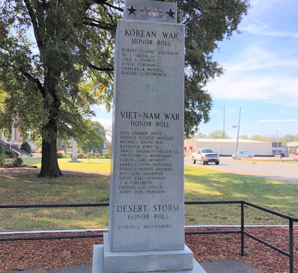 LONOKE COUNTY HONOR ROLL MEMORIAL SIDE D