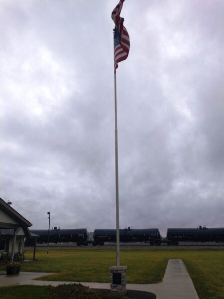 HOAGLAND AREA VETERANS MEMORIAL FLAGPOLE