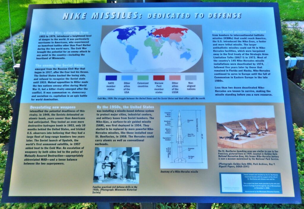 NIKE MISSILES: DEDICATED TO DEFENSE MEMORIAL PANEL