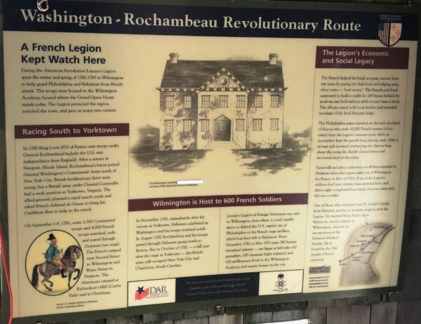WASHINGTON-ROCHAMBEAU REVOLUTIONARY ROUTE MEMORIAL PANEL IV