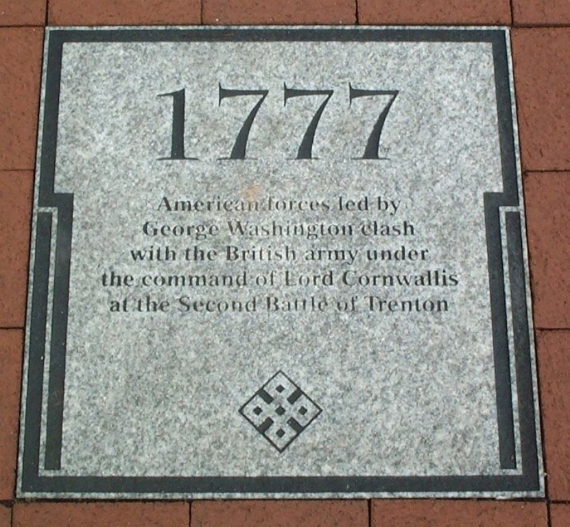 1777 SECOND BATTLE OF TRENTON WAR MEMORIAL PAVER