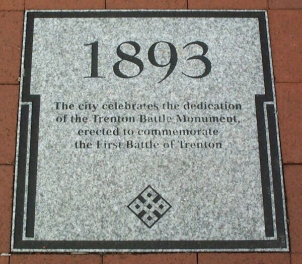 1893 TRENTON BATTLE MONUMENT PAVER