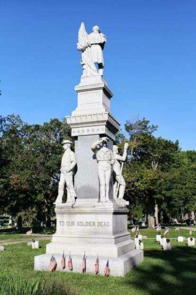 BELOIT OAKWOOD CEMETERY G.A.R. CIVIL WAR MEMORIAL