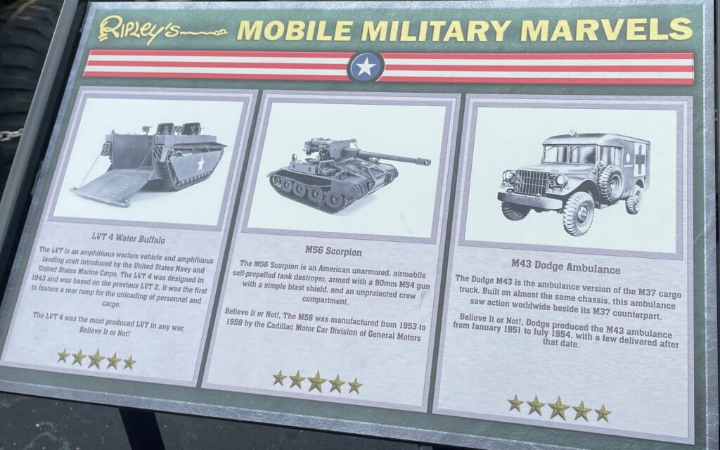 MOBILE MILITARY MARVELS MEMORIAL VEHICLE PANEL B