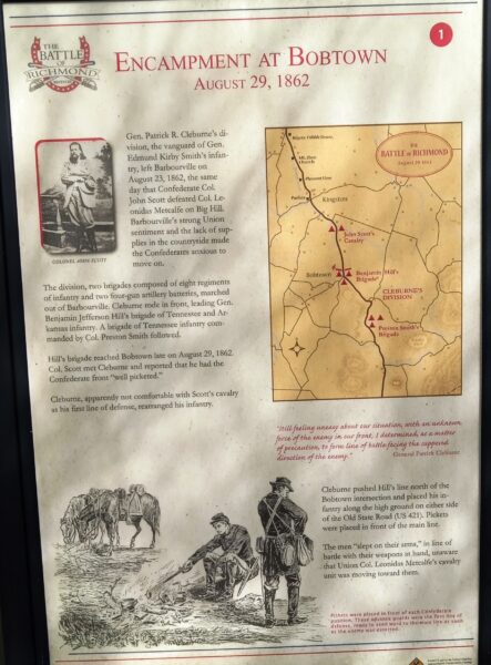 ENCAMPMENT AT BOBSTOWN MEMORIAL PANEL