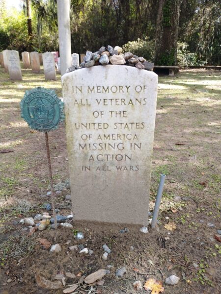 VETERANS OF ALL WARS MISSING IN ACTION MEMORIAL