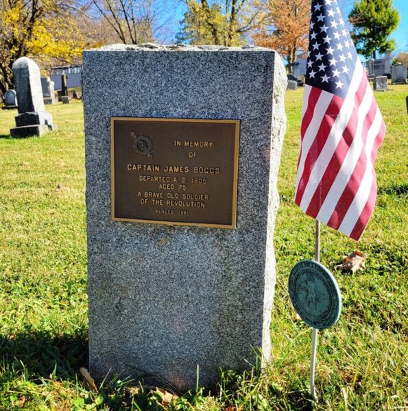CAPTAIN JAMES BOGGS REVOLUTIONARY SOLDIERS MEMORIAL