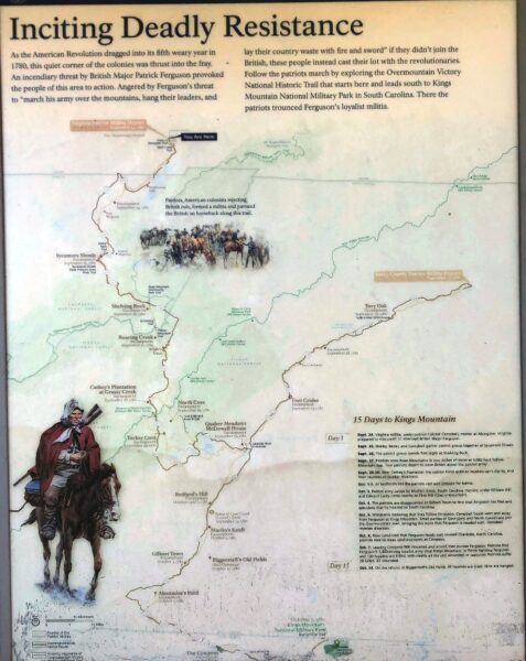 INCITING DEADLY RESISTANCE REVOLUTIONARY WAR MEMORIAL PANEL