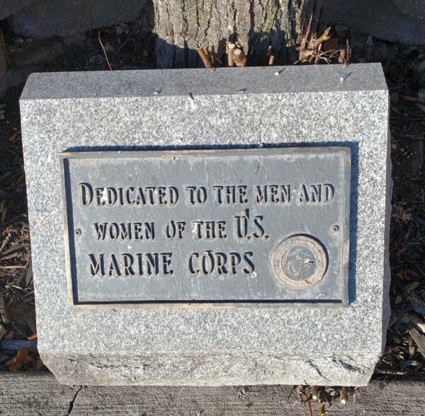 WOODSFIELD U.S. MARINE CORPS MEMORIAL TREE PLAQUE