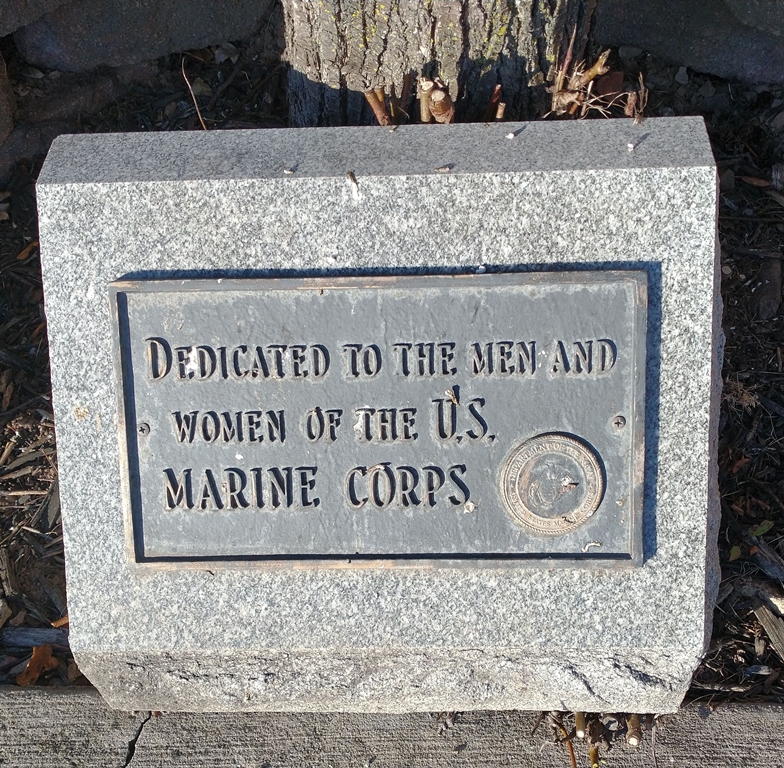 WOODSFIELD U.S. MARINE CORPS MEMORIAL TREE PLAQUE