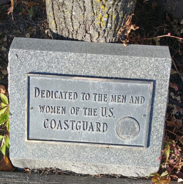 WOODSFIELD U.S. COASTGUARD MEMORIAL TREE PLAQUE