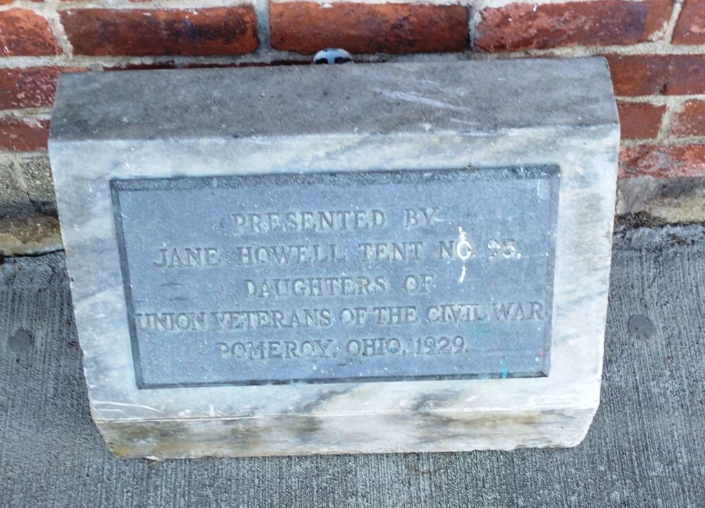 JANE HOWELL TENT NO. 95 CIVIL WAR MEMORIAL