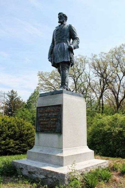 COL. HANS CHRISTIAN HEG MEMORIAL STATUE