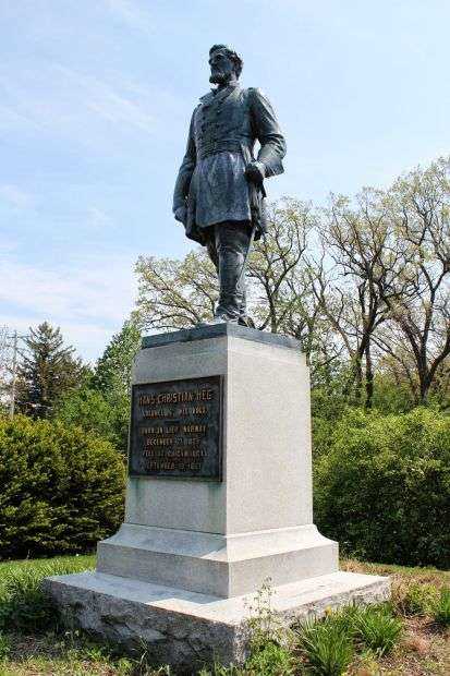 COL. HANS CHRISTIAN HEG MEMORIAL STATUE