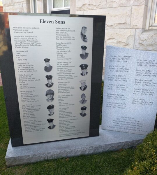 ELEVEN SONS VIETNAM WAR MEMORIAL