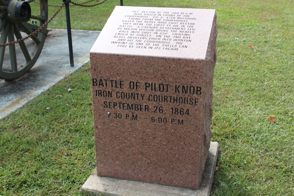 BATTLE OF PILOT KNOB WAR MEMORIAL