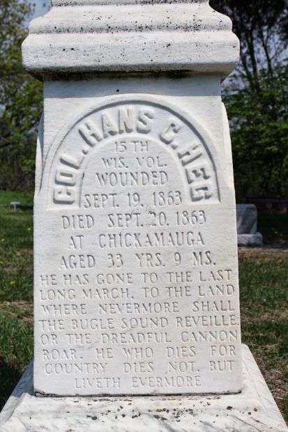 COL. HANS C. HEG WAR MEMORIAL