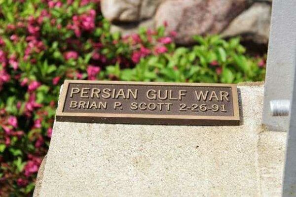 PARK FALLS PERSIAN GULF WAR MEMORIAL PLAQUE
