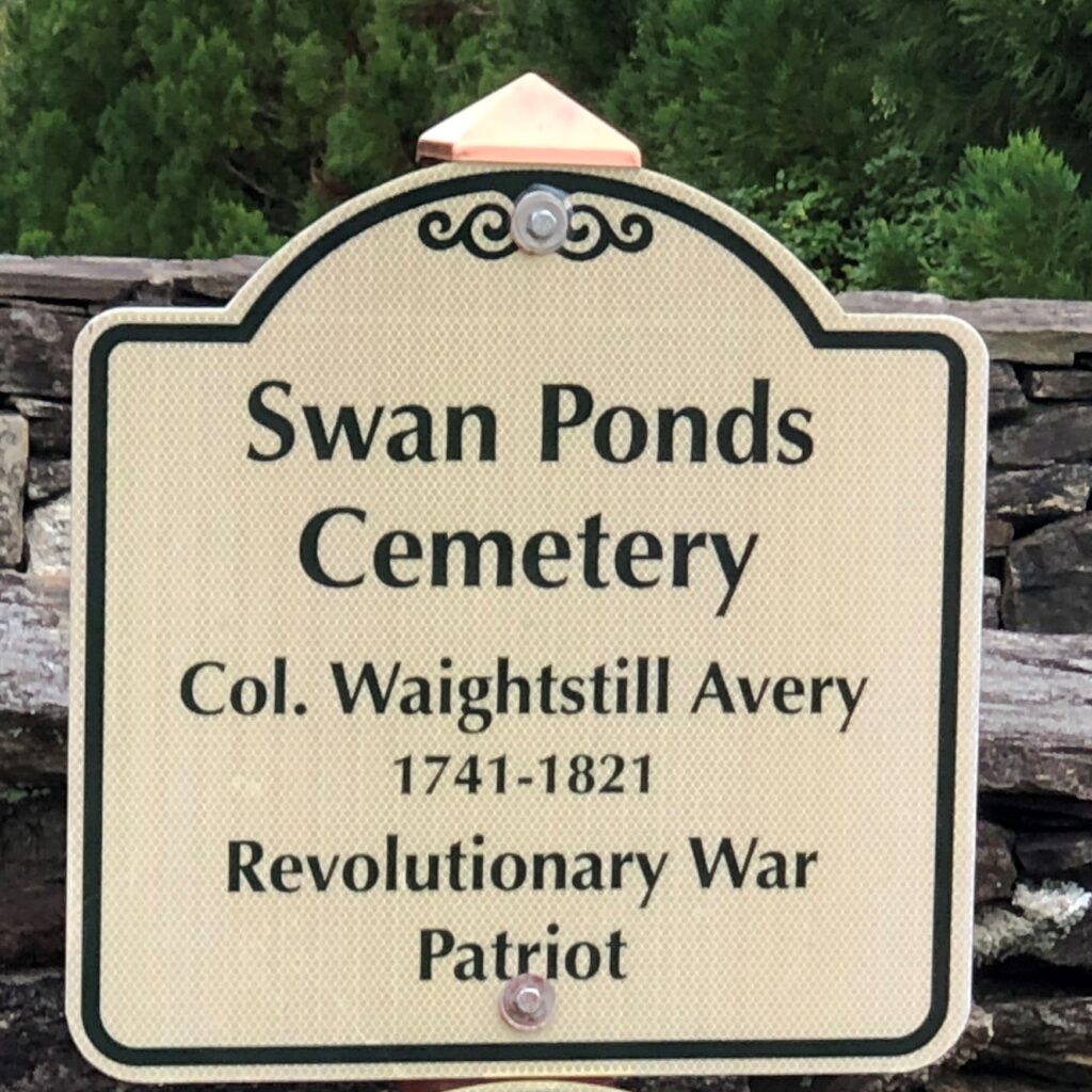 SWAN PONDS CEMETERY REVOLUTIONARY WAR PATRIOT MEMORIAL PLAQUE