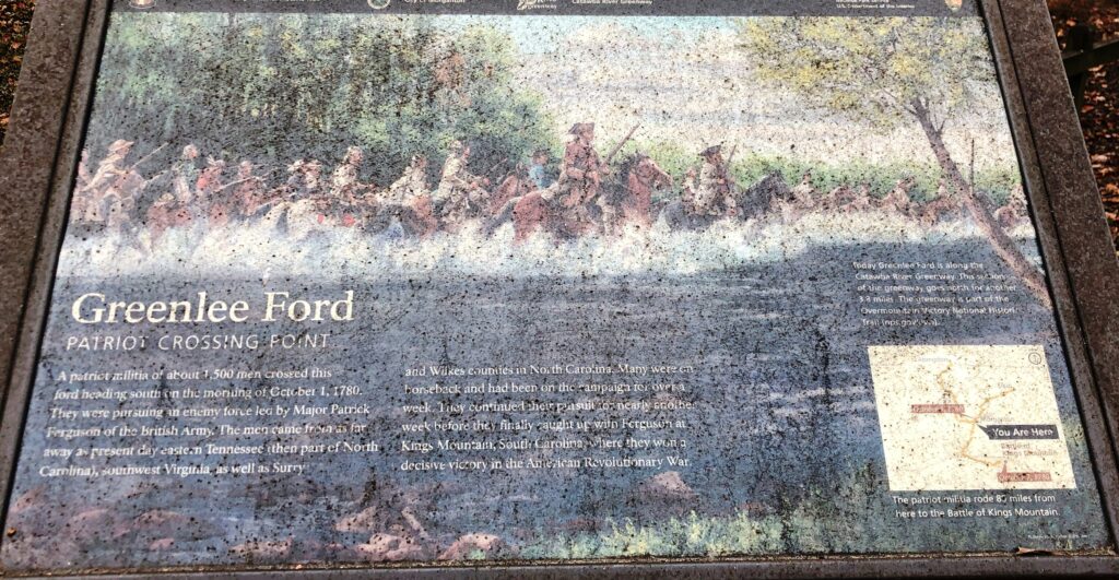 GREENLEE FORD REVOLUTIONARY WAR MEMORIAL PLAQUE