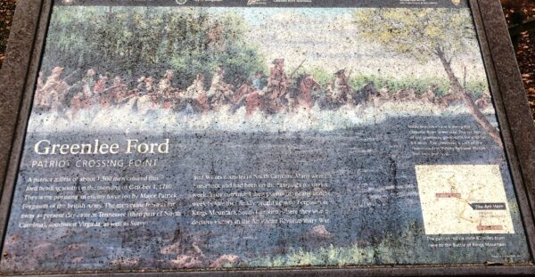 GREENLEE FORD REVOLUTIONARY WAR MEMORIAL PLAQUE