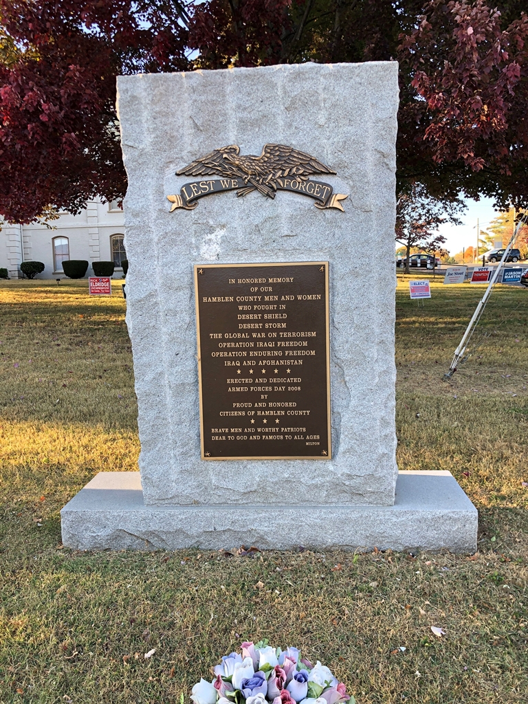 HAMBLEN COUNTY MIDEAST WARS MEMORIAL