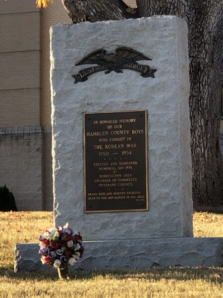 HAMBLEN COUNTY KOREAN WAR MEMORIAL