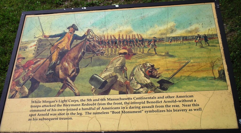 ARNOLD’S ASSAULT REVOLUTIONARY WAR MEMORIAL PANEL