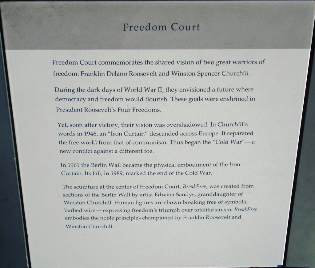 FREEDOM COURT MEMORIAL PLAQUE