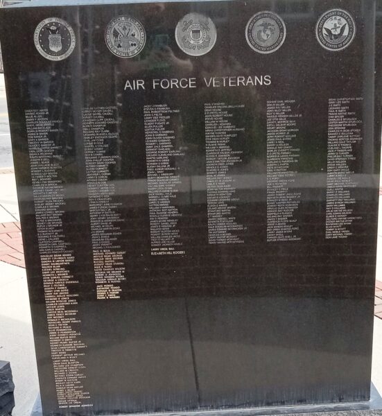 LAUREL COUNTY VETERANS MONUMENT STONE E